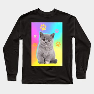 Cute Cat Long Sleeve T-Shirt